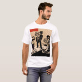 ヴィンテージバンドのポスター：クールデザイン Tシャツ (正面フル)