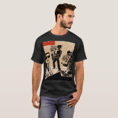 ヴィンテージバンドのポスター:クールデザイン Tシャツ (正面フル)