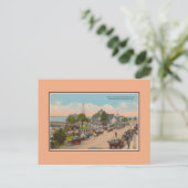 ヴィンテージバンドスタンドコンサートデイトナビーチフロリダ ポストカード (スタンド正面)