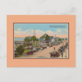 ヴィンテージバンドスタンドコンサートデイトナビーチフロリダ ポストカード (正面)