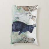 ヴィンテージバンニー、ハッピーイースター アクセントクッション (裏面(縦))