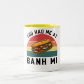 ヴィンテージバンミベトナムサンドイッチマグ ツートーンマグカップ (中央)