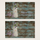 ヴィンテージバーウッドラベ結婚ンダー感謝していユー (正面&裏面)