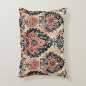 ヴィンテージバーククロス繊維デザイン アクセントクッション (正面(垂直))