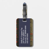 ヴィンテージバーグラフ ラゲッジタグ (裏面縦)