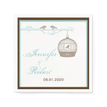 ヴィンテージバーケージ(ブラウンアンドアクア結婚)