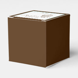 ヴィンテージバーケージ(ブラウンアンドアクア結婚) フェイバーボックス