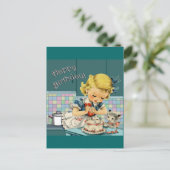 ヴィンテージバーサデー ポストカード (スタンド正面)