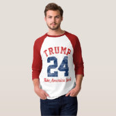 ヴィンテージバーシティプロトランプ第45代大統領 Tシャツ (正面フル)