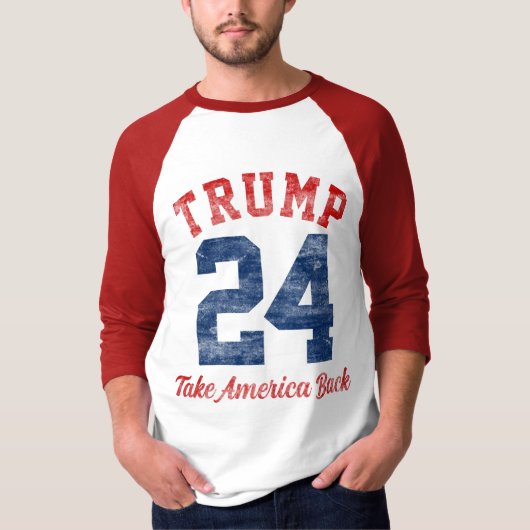 ヴィンテージバーシティプロトランプ第45代大統領 Tシャツ (正面)