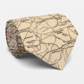 ヴィンテージバージニア南北戦争バトルフィールドマップ, 1895 ネクタイ (ロール)