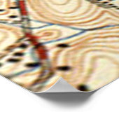 ヴィンテージバージニア州シャーロテビルの地図(1949年) ポスター (角)