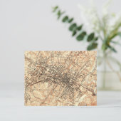 ヴィンテージバージニア州シャーロテビルの地図（1960年） ポストカード (スタンド正面)