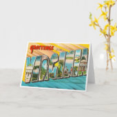 ヴィンテージバージニア カード (黄色い花)