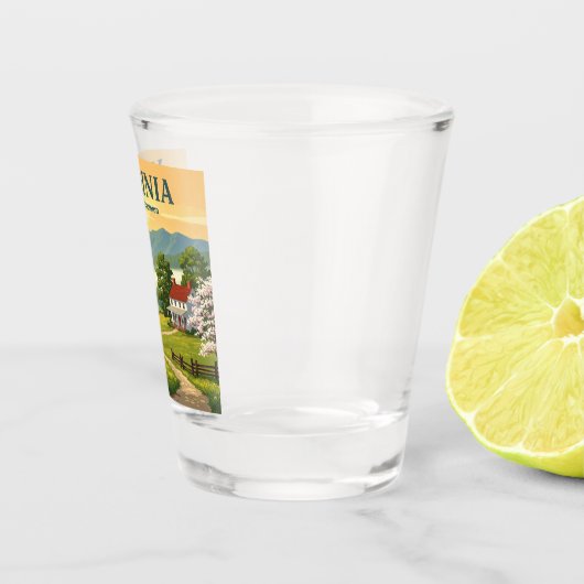 ヴィンテージバージニア ショットグラス (右)