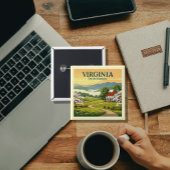 ヴィンテージバージニア 缶バッジ