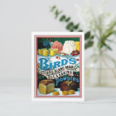 ヴィンテージバーズカスタードブランマンジェエッグ&ベーキングポー ポストカード (スタンド正面)