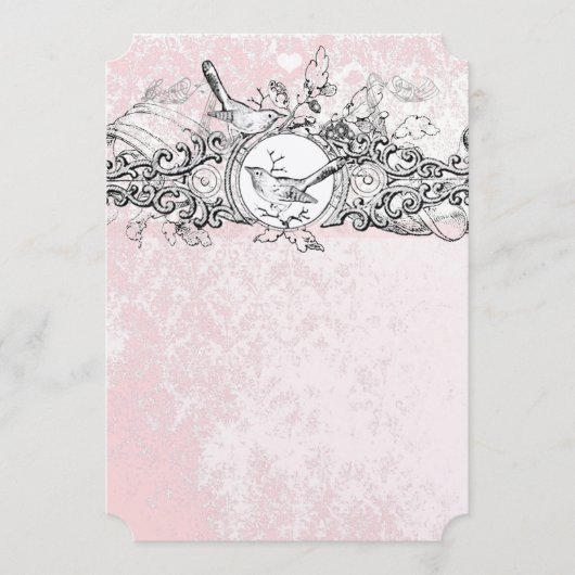 ヴィンテージバーズピンクミュージカルス結婚クロールのメニュー メニュー (正面)