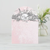 ヴィンテージバーズピンクミュージカル素朴結婚ズ 招待状 (スタンド正面)