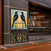 ヴィンテージバーズマッキントッシュアールデコ新しいデコール タイル