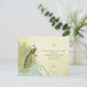 ヴィンテージバーズラグーンエンダイブダマスク披露宴 招待状 (スタンド正面)