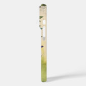 ヴィンテージバードさくらんぼツリーモノグラムiPhone Case-Mate iPhoneケース (裏面 / 左)