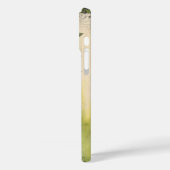 ヴィンテージバードさくらんぼツリーモノグラムiPhone Case-Mate iPhoneケース (裏面 / 左)