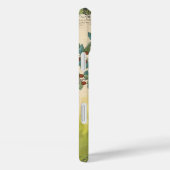 ヴィンテージバードさくらんぼツリーモノグラムiPhone Case-Mate iPhoneケース (裏面 / 右)