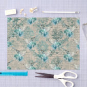 ヴィンテージバードアート&フラワー 薄葉紙 (クラフト)