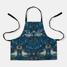 ヴィンテージバードウィリアムモリスフローラアート