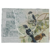 ヴィンテージバードエフェメラデクページ ラージペーパーバッグ (裏面)