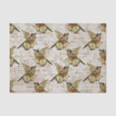 ヴィンテージバードエフエマデクページティッシュペーパー 薄葉紙 (正面)