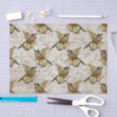 ヴィンテージバードエフエマデクページティッシュペーパー 薄葉紙 (クラフト)