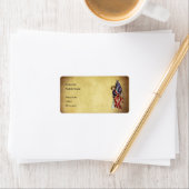 ヴィンテージバードケージの切手。 ラベル (インサイチュ)