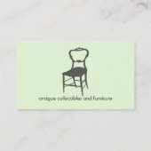 ヴィンテージバードケージアンティークと収集品 名刺 (裏面)