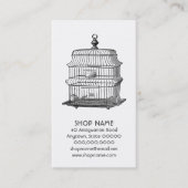 ヴィンテージバードケージアンティークと収集品 名刺 (正面)