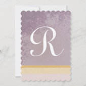 ヴィンテージバードケージナス結婚式招待状 招待状 (裏面)