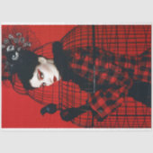 ヴィンテージバードケージハットフローラ分離 薄葉紙 (正面)