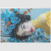 ヴィンテージバードケージハットフローラ分離 薄葉紙 (正面)