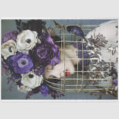 ヴィンテージバードケージハットフローラ分離 薄葉紙 (正面)