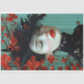 ヴィンテージバードケージハットフローラ分離 薄葉紙 (正面)