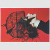 ヴィンテージバードケージハットフローラ分離 薄葉紙 (正面)