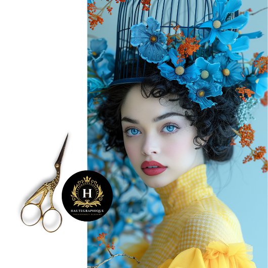 ヴィンテージバードケージハットフローラ分離 薄葉紙