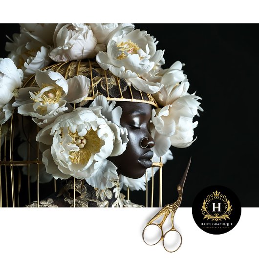 ヴィンテージバードケージハットフローラ分離 薄葉紙