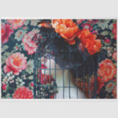 ヴィンテージバードケージハットフローラ分離 薄葉紙 (正面)