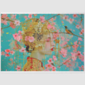 ヴィンテージバードケージハットフローラ分離 薄葉紙 (正面)