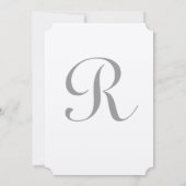 ヴィンテージバードケージレッドアクセント結婚式招待状 招待状 (裏面)