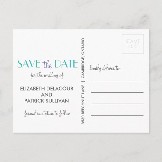 ヴィンテージバードケージ&フラワーポストカードを保存 案内ポストカード (裏面)