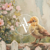 ヴィンテージバードスプリングタイ絵画ムズカントリーファームハウス ポスター