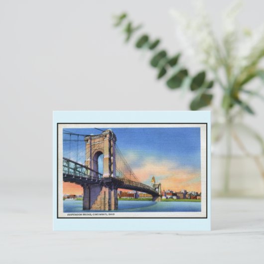 ヴィンテージバードズアイビューオブロワーニューヨーク ポストカード (スタンド正面)